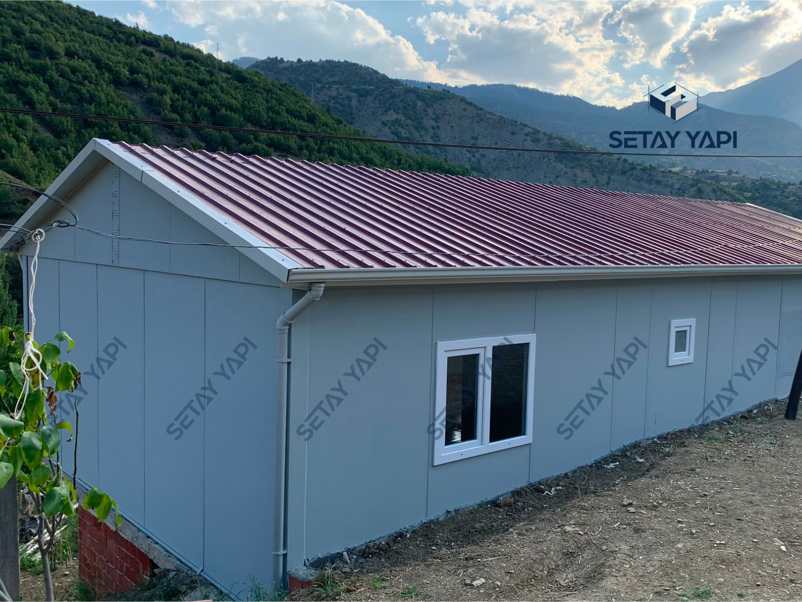 Erzurum Oltu’da Prefabrik ve Çelik Evler